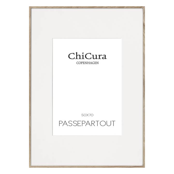 ChiCura Copenhagen - Wholesale Picture Frame - Passepartout Off White - A3 (Image: A4)