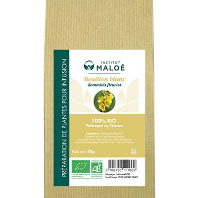 Institut MaloƩ - Wholesale Health/Detox Tea - Organic white broth plant - 40g