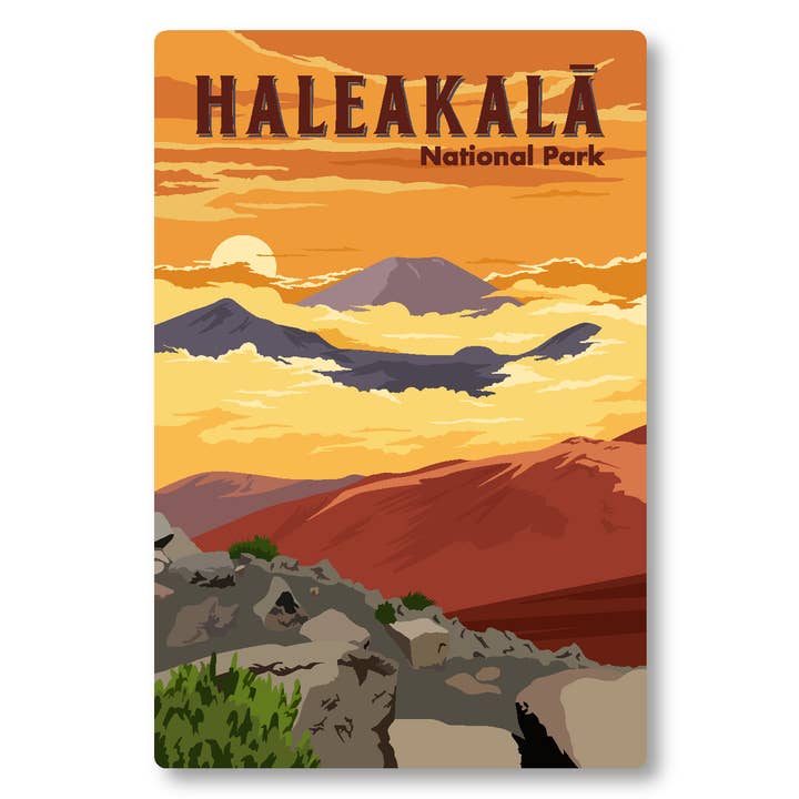 WHIRLED PLANET - Wholesale Postcard - Haleakala Wood Postcard • Made in Hawaii • Maui Souvenir
