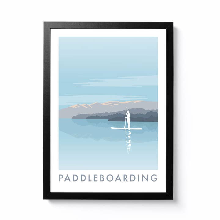 Paddleboarding for wholesale by National Park Print Shop