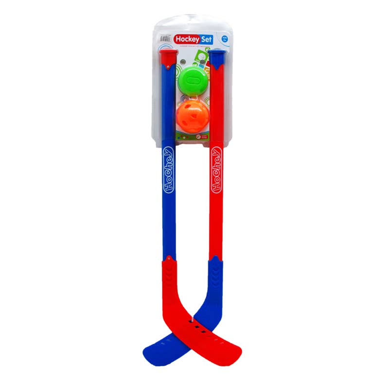 Deluxe Import Trading - Wholesale Sports & Outdoor - 2 pc 26.5" Hockey Sticks w/Puck & Ball0