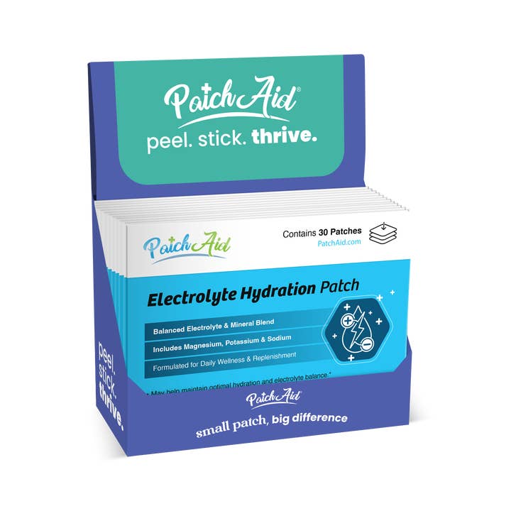 PatchAid - Wholesale Oral Supplement/Vitamin - Electrolyte Hydration Patch – Stimulant-Free Fluid Support
