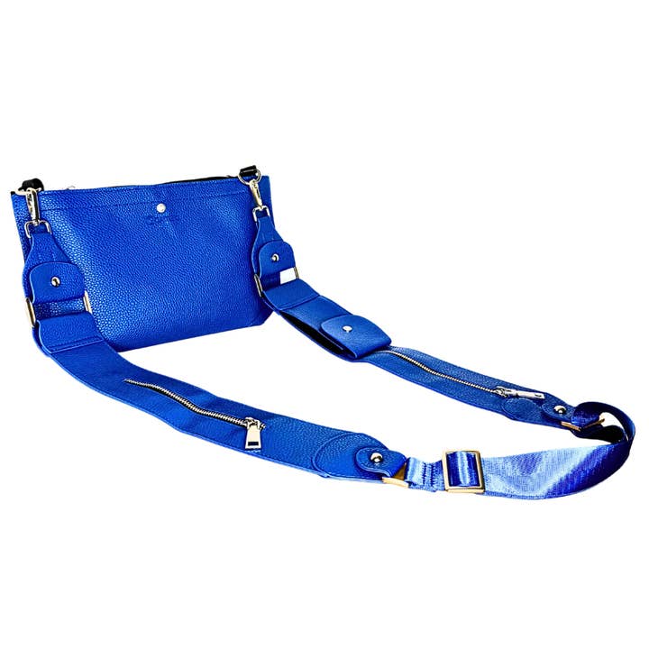 Ensemble : Le Sac à Main Bleu Royal Original + Stashie Bleu Royal pour la vente par Caitie G