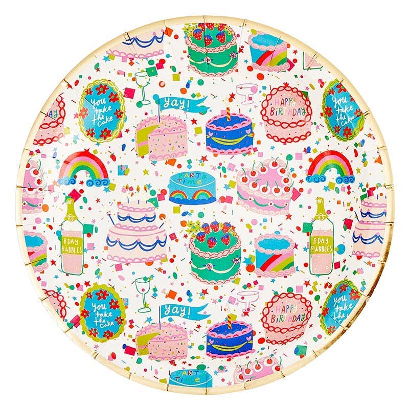 Angle - Wholesale Disposable Tableware Pack - Party in a Box - Birthday Cake5