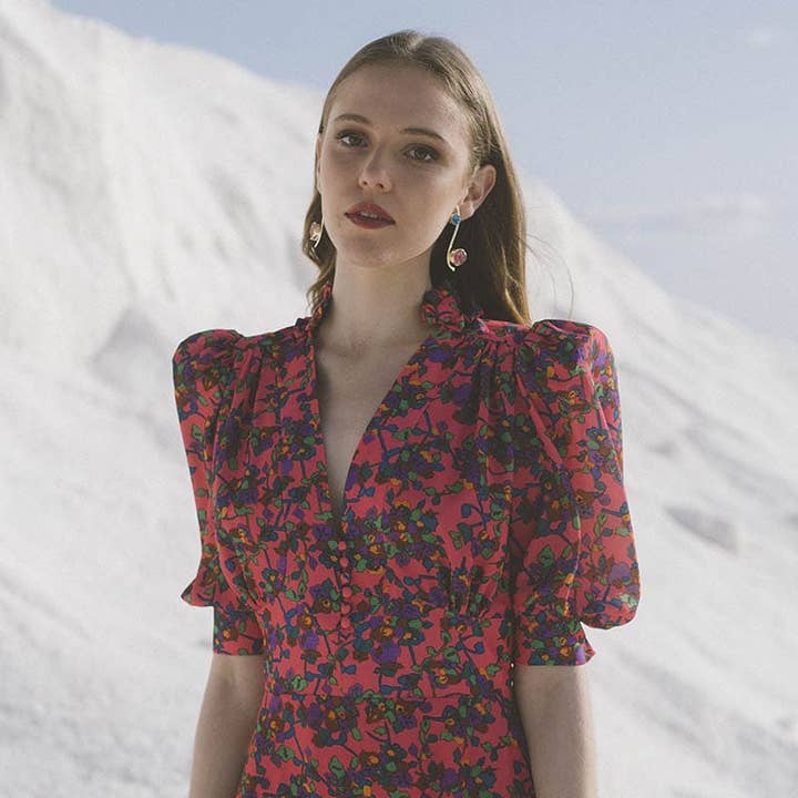 ACUS - Wholesale Dangle Earrings - Isis Polished Earrings Limited Edition Blue2