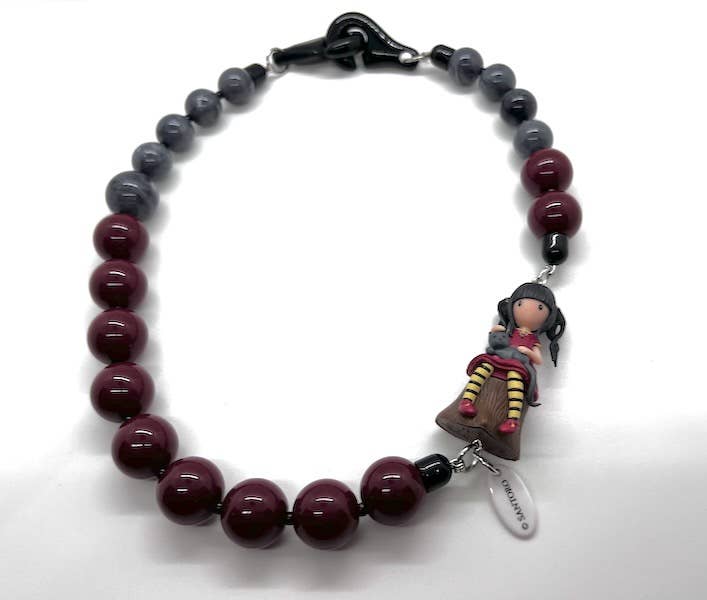 Alter Ego Designs - Wholesale Pendant/Charm Necklace - GORJUSS European Storybook Character Ruby Necklace 4