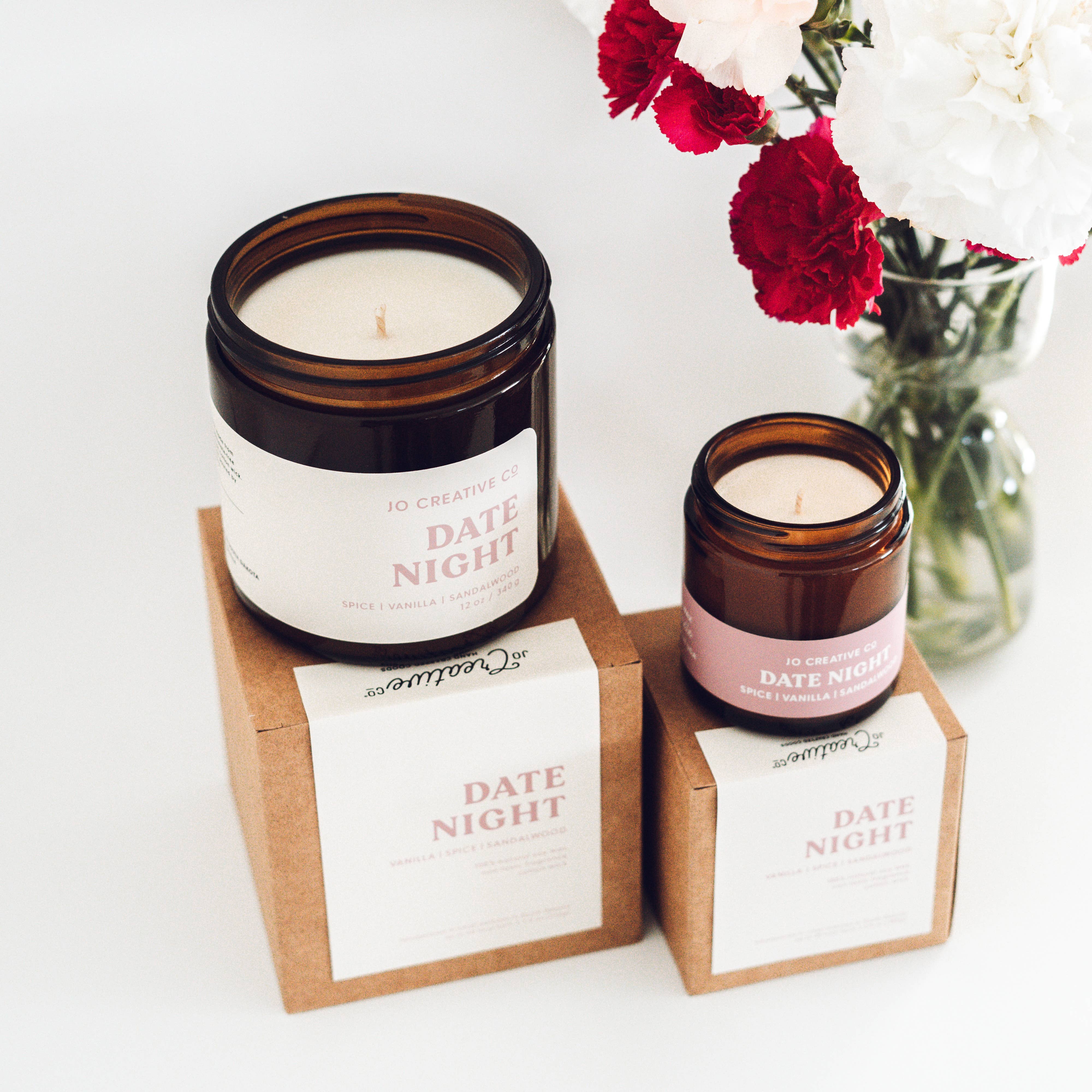 Jo Creative Co - Wholesale Jar/Filled Candle - Date Night Candle4