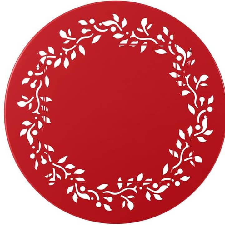 Indoor Outdoor 3 Piece Folding Bistro Set Red Table Chairs for wholesale on Faire8