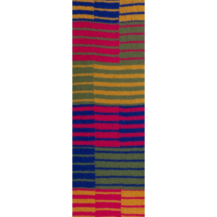 McKernan - Wholesale Scarf - Unisex - Okapi Scarf – RWS Wool with Rich Stripe and Colour Shifts4