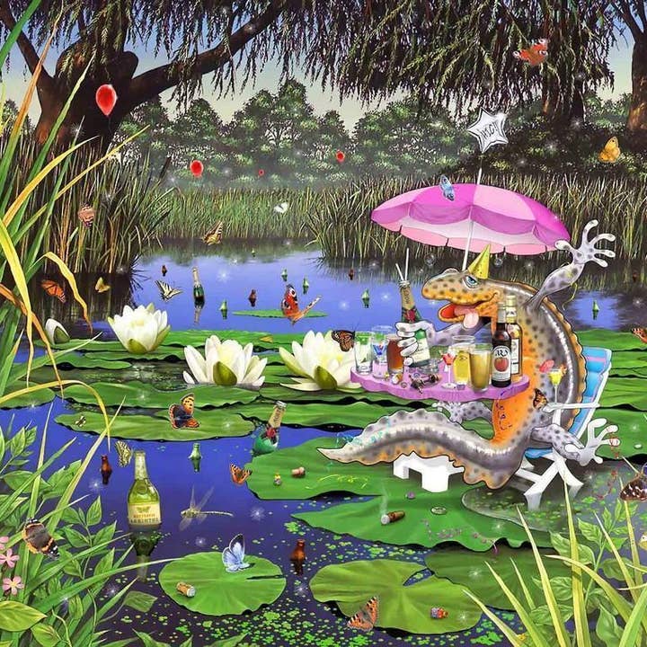 Puzzle Mike Jupp da 1000 pezzi, sfigato come un tritone per la vendita all'ingrosso da parte di All Jigsaw Puzzles