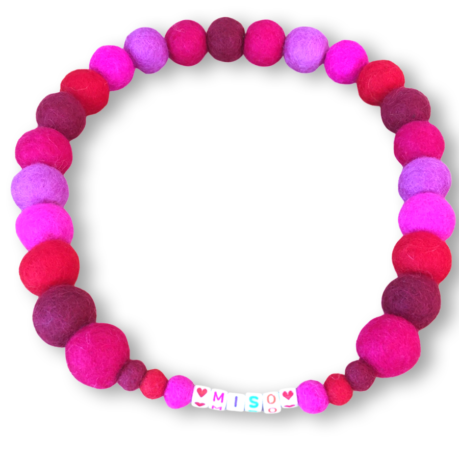 Puppies & Pom Poms – wholesale Pet collar – Dog – Personalised Pom Pom Dog Collar - Cherry8