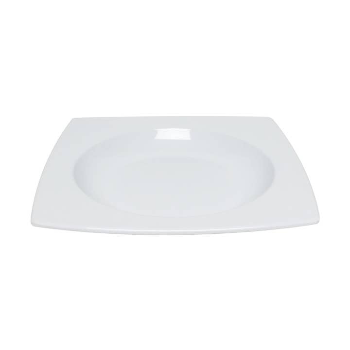 Vit 22 Oz 10 1/2" pastaskål 1 3/8" djup, melamin, 12 st för wholesale av KT Supply