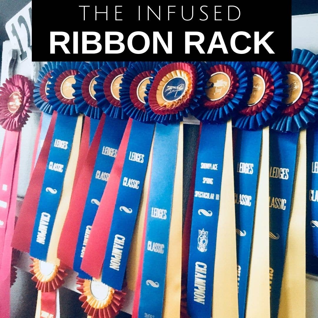 The Infused Equestrian – Prateleira de exposição por atacado – O rack de fita infundido0