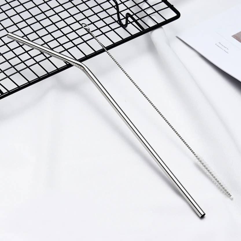 Sostraw & SmartThings - Wholesale Drinking Straw - Classic Straw - Bent - 215x6mm - 6 available colors1