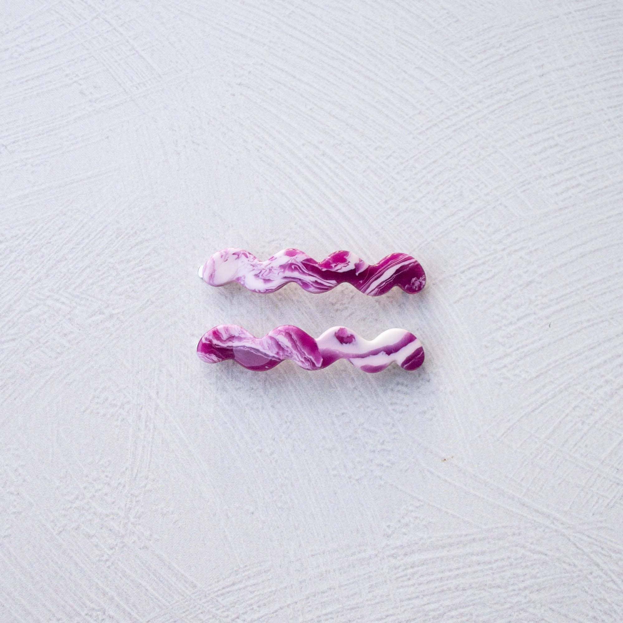 Tiepology - Wholesale Hair Pin - Eco Cloud Wave Slide Hair Pin Set14