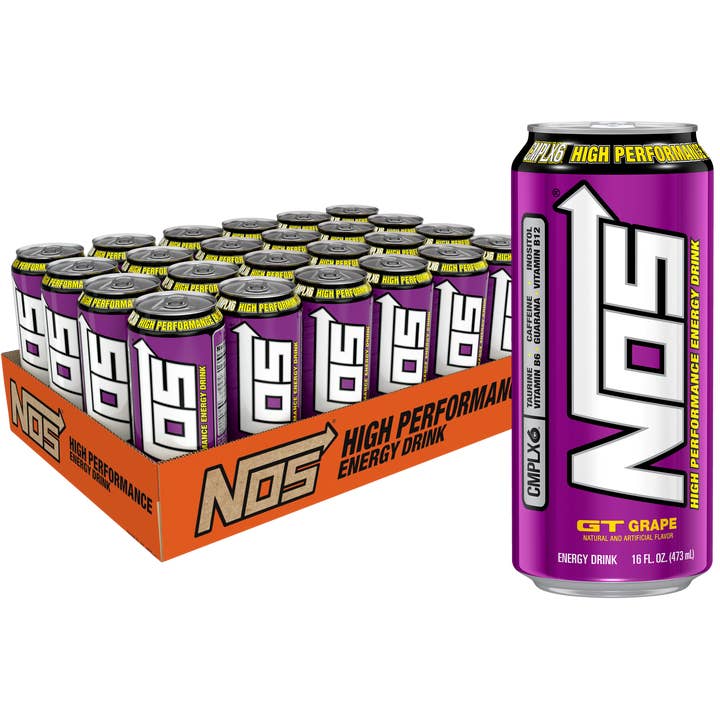 L&F Universal Goods - Wholesale Sports/Energy Drink - NOS Energy Grape 24/16oz