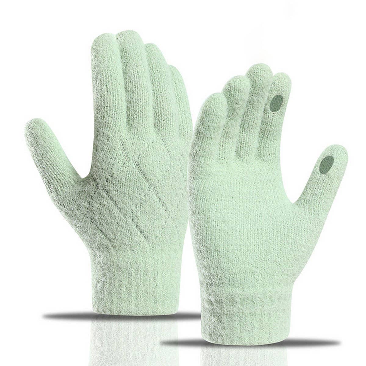 NINEXIS - Vente Gants – femme - CWAG00579_GANTS CHAUDS D'HIVER EN MAILLE POUR FEMMES AVEC ÉCRAN TACTILE2