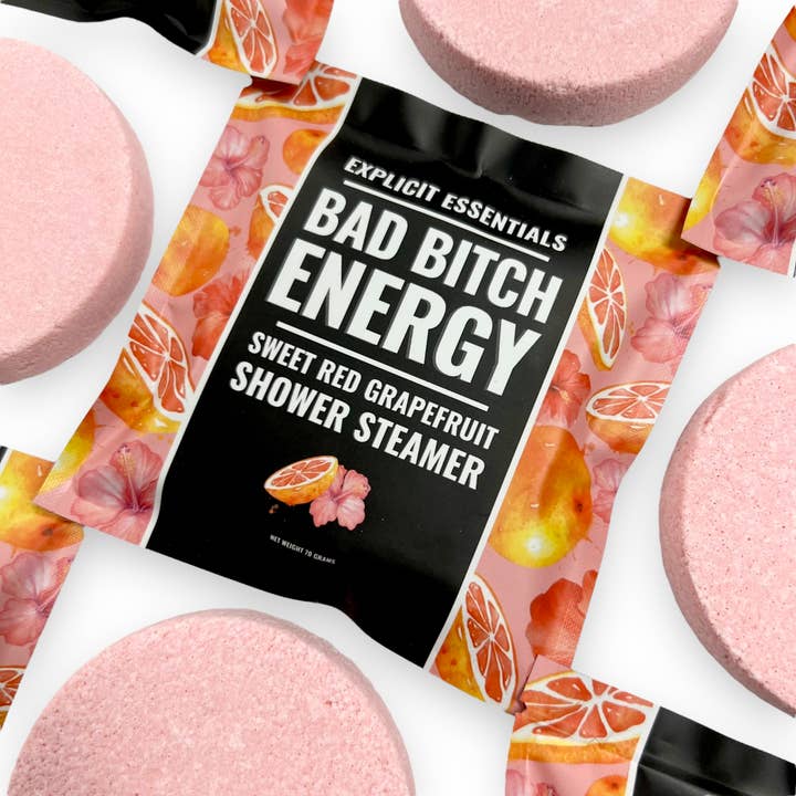 Explicit Essentials - Wholesale Shower Steamer/Bomb - Bad Bitch Energy Shower Puck2