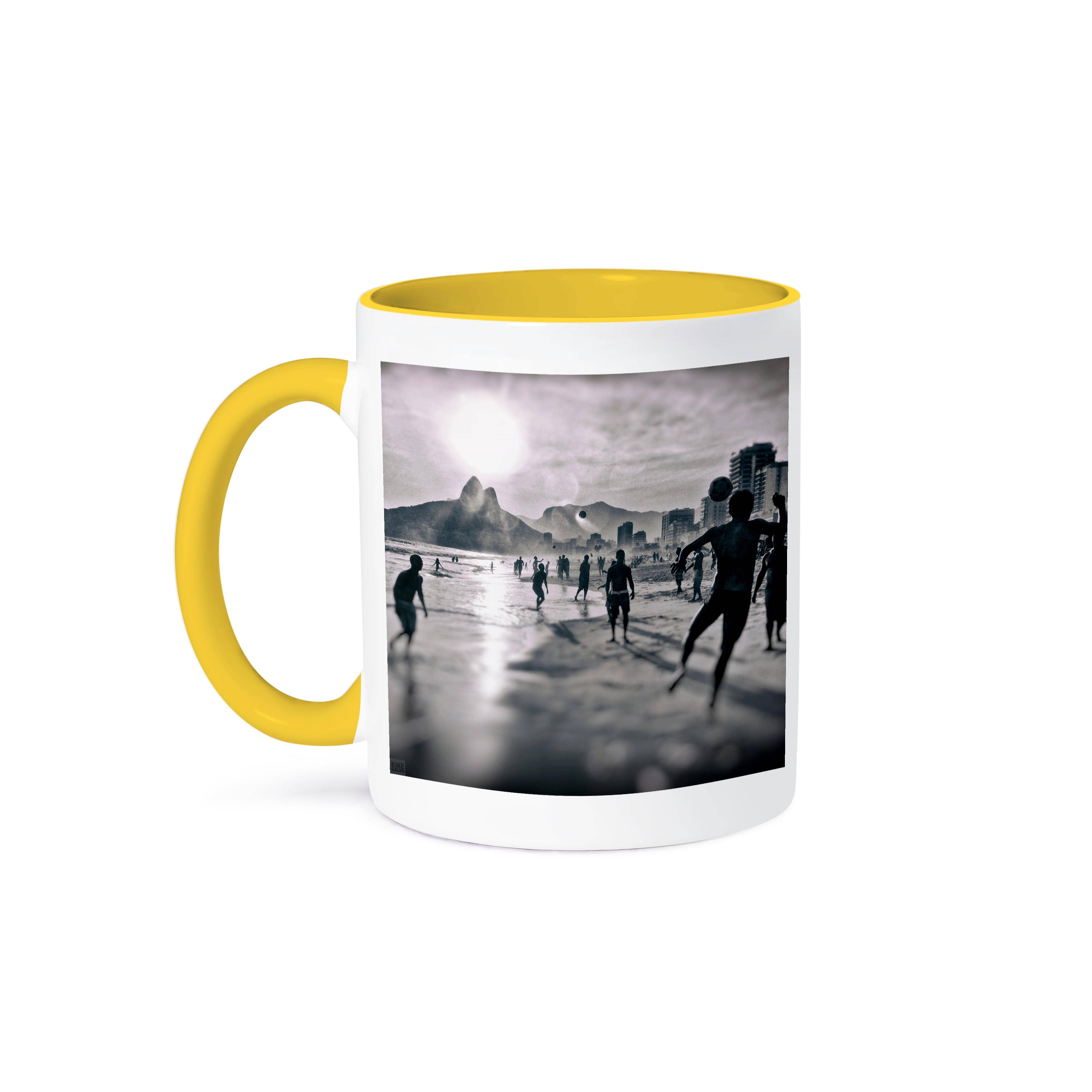 3dRose - Wholesale Coffee Mug - 3dRose, Soccer at Ipanema Beach, Mug0