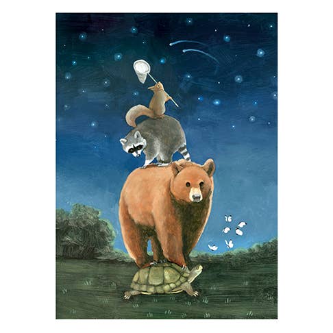 Masala Cards - Wholesale Everyday Greeting Card - Catch a Shooting Star - Artist: Kim Ferreira - GKF369