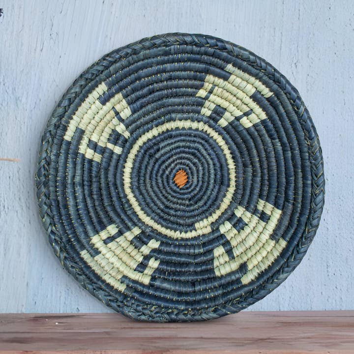 Cesto Intrecciato a Mano - Cesto Sudoccidentale - diametro 8 pollici per la vendita all'ingrosso da parte di ArtisanalEmporiumLLC