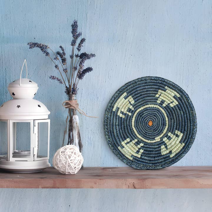 Handgeweven Schaalmand - Zuidwestelijke Mand - 8 inch diameter voor wholesale door ArtisanalEmporiumLLC