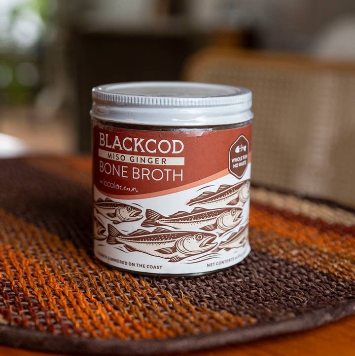 Local Ocean Seafoods - Wholesale Soup - Bone Broth: Blackcod Miso Ginger - 16 oz FROZEN1