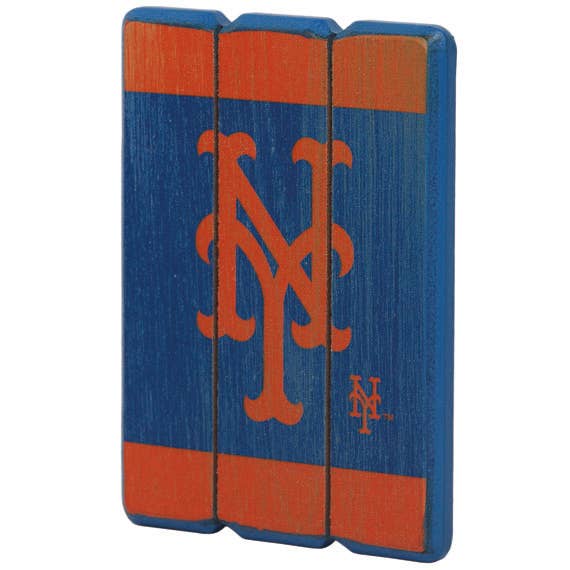 Open Road Brands, LLC - Wholesale Magnet - New York Mets Oversized Planked Magnet1