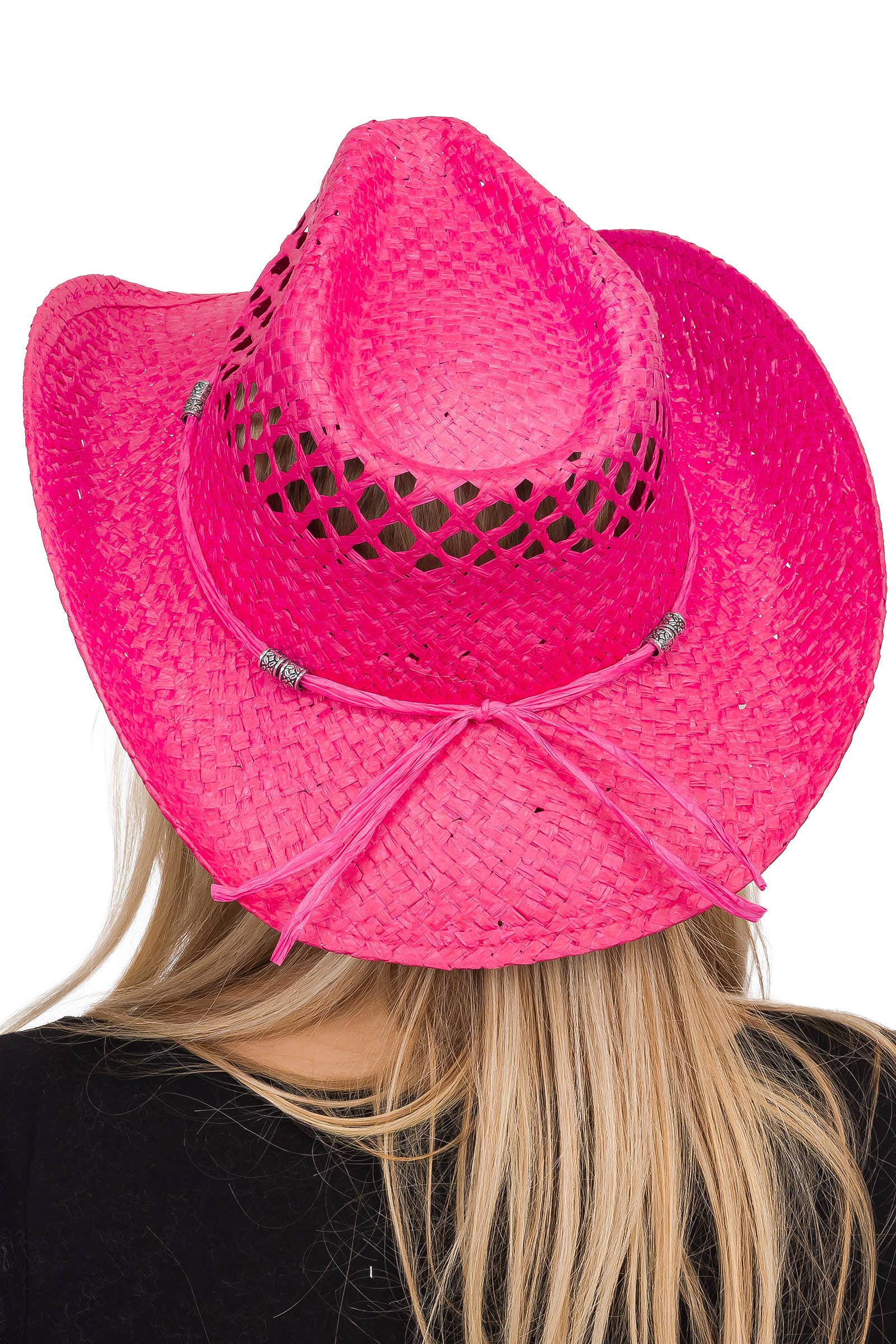 Cap Zone - Wholesale Cowboy Hat - Women's - Coastal Medallion Vented Straw Cowboy Hat8