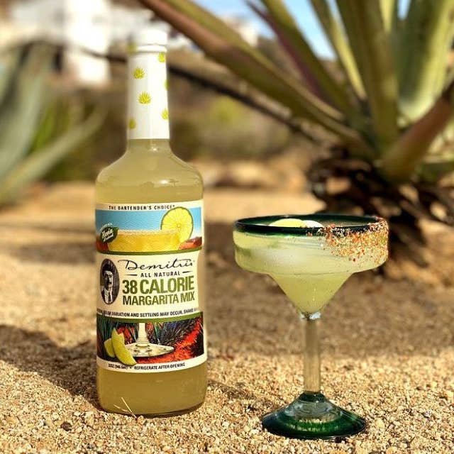 Demitri's Gourmet Mixes - Wholesale Cocktail Mix/Syrup - Demitri's 38-Calorie Margarita Mix (Case of 12)