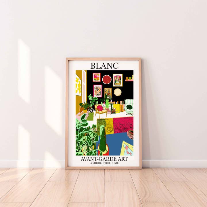 Shoreditch A3 Print for wholesale by BLANC Prints UK
