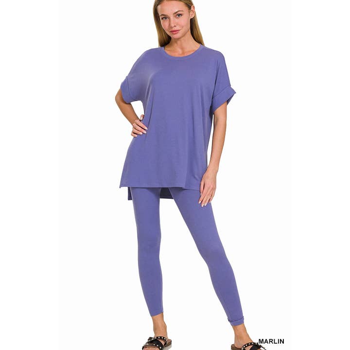 Apolline – Engroshandel Loungesæt - Dame – BØRSTET DTY MICROFIBER LOUNGEWEAR SÆT26