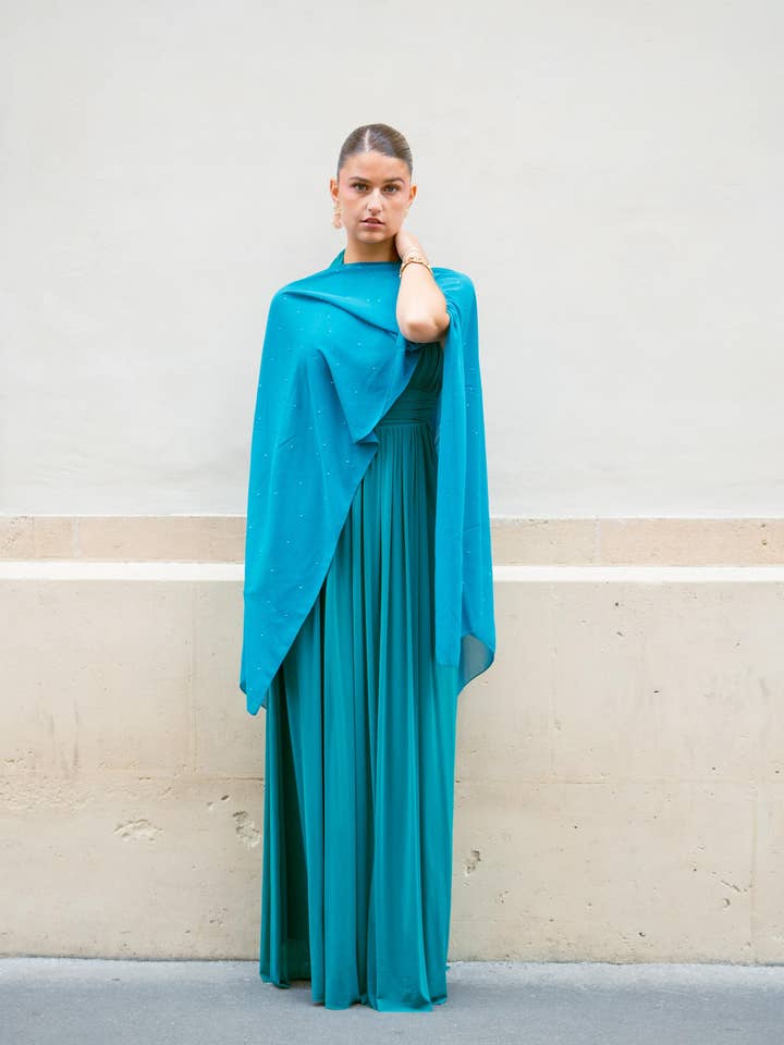 Glänzende Gaze-Schicht für den Großhandel von Invitadissimas