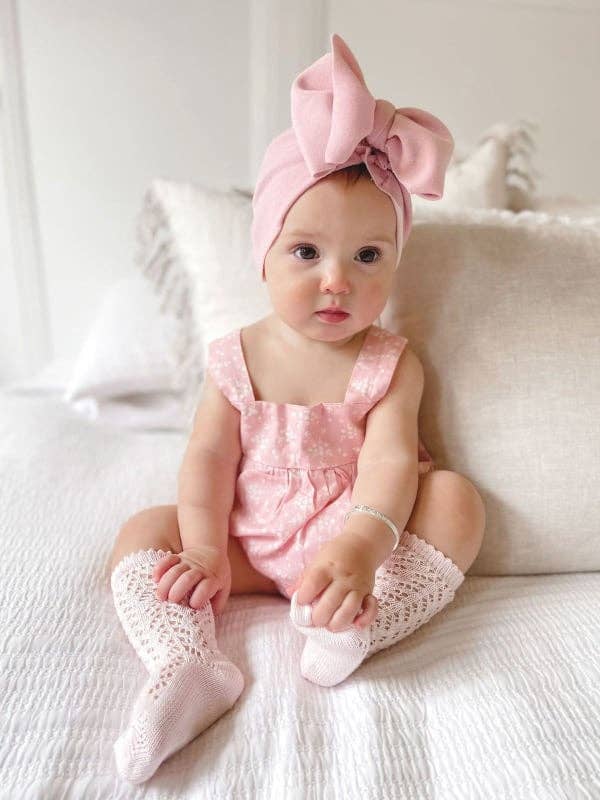 Maman - Wholesale Top en broek-set - Baby - Baby Meisje Alice Blossom Roze Top en Bloomer Broek Tweedelige Set (100% Katoen)1