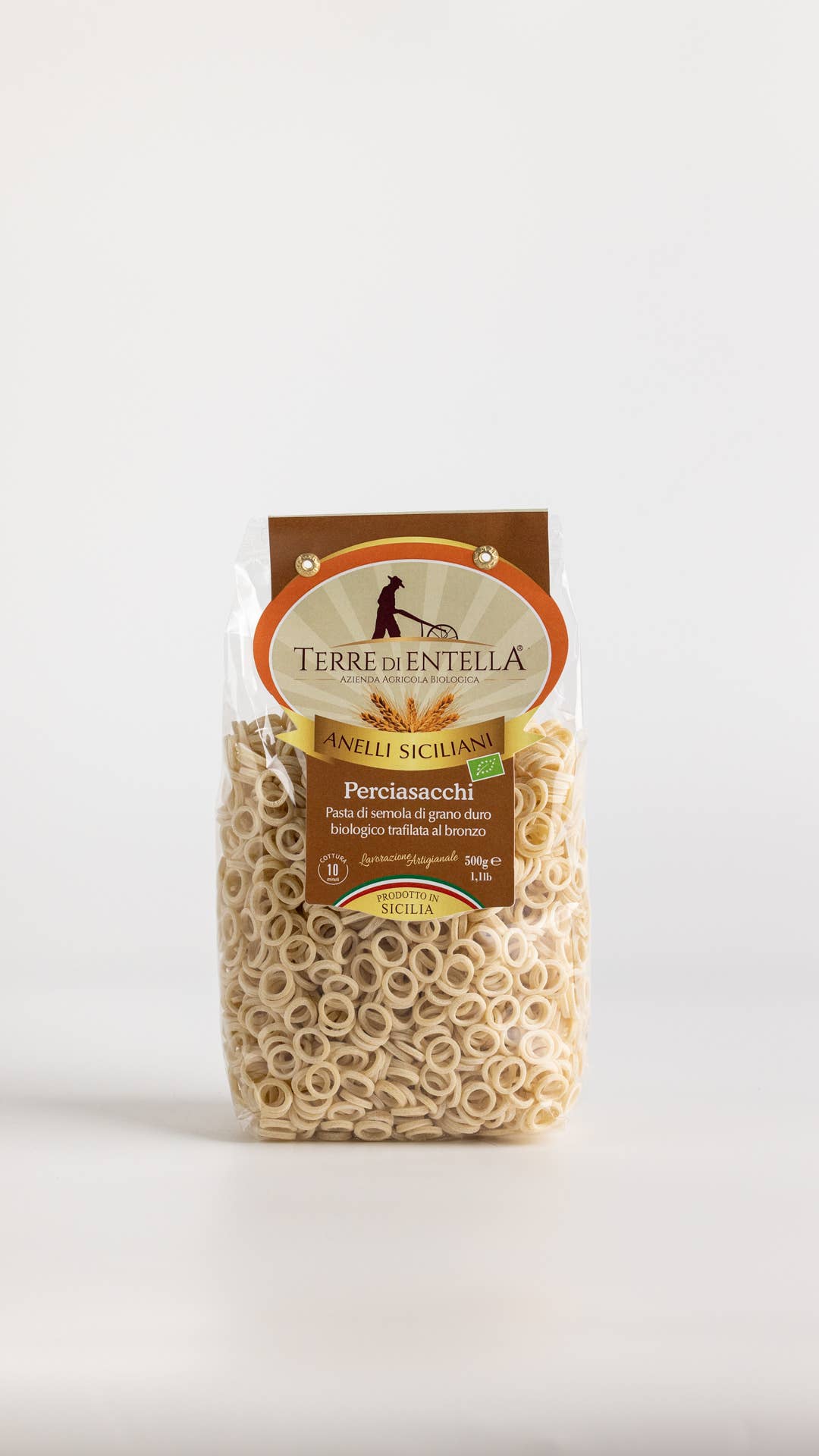 TERRE DI ENTELLA - Azienda Agricola Biologica – Großhandel Pasta – SIZILIANISCHE ANELLETTI - Sizilianische Bio-Handwerkspasta