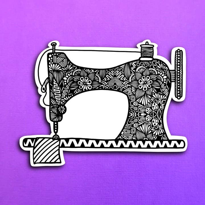 Zenspire Designs - Wholesale Sticker - Sewing Machine Sticker (WATERPROOF)