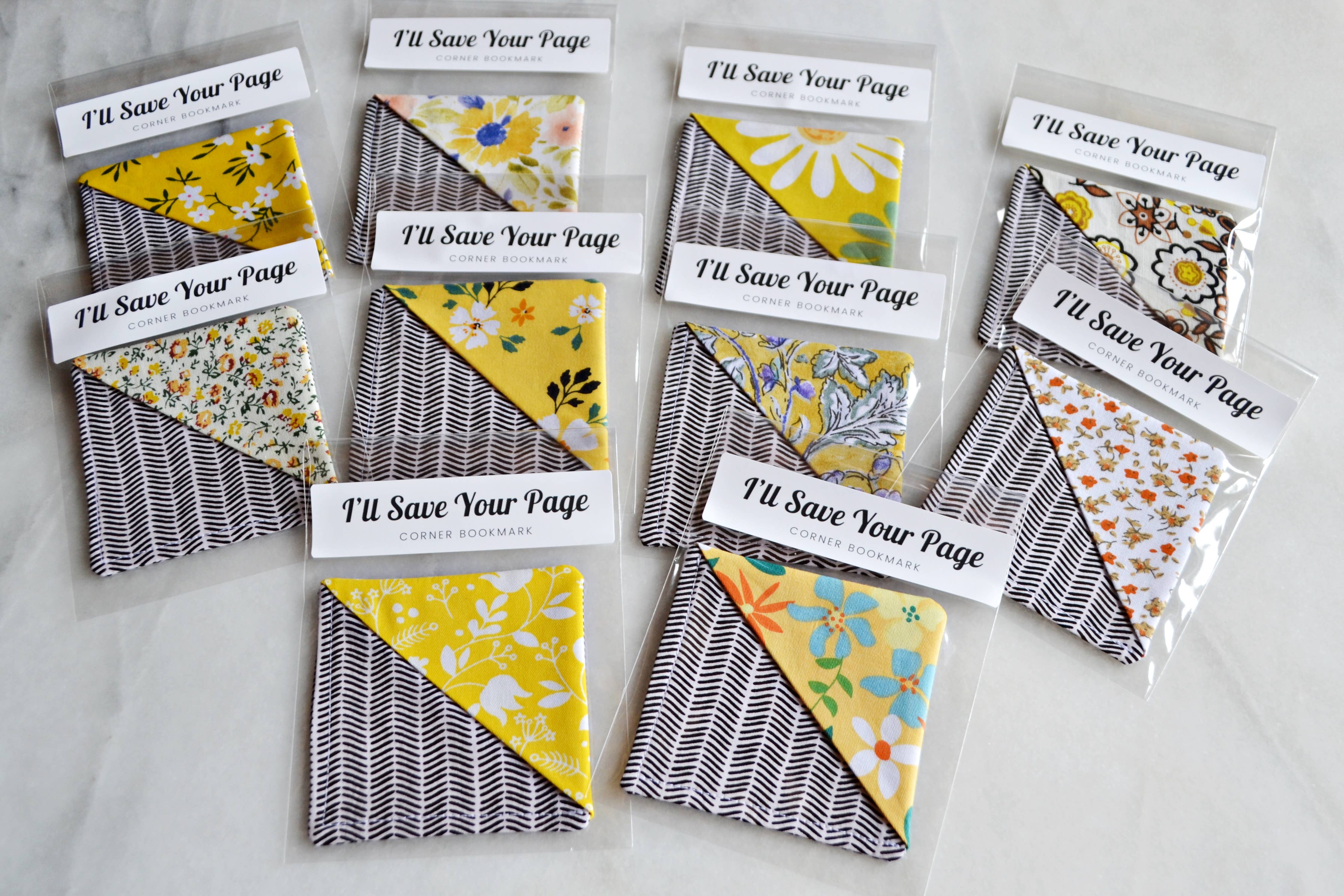 Evergreen View Farm – Großhandel Lesezeichen – Lesezeichen-Ecken aus Stoff für Buchliebhaber und Buchhandlungen25