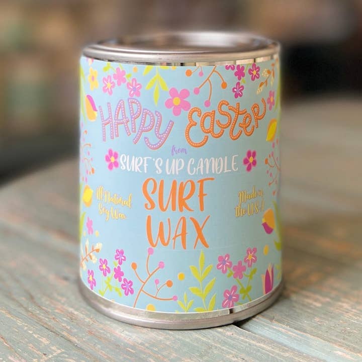 Hippity Hop Surf Wax Paint Dåselys - Påskekollektion for engroshandel hos Surfs Up Candle