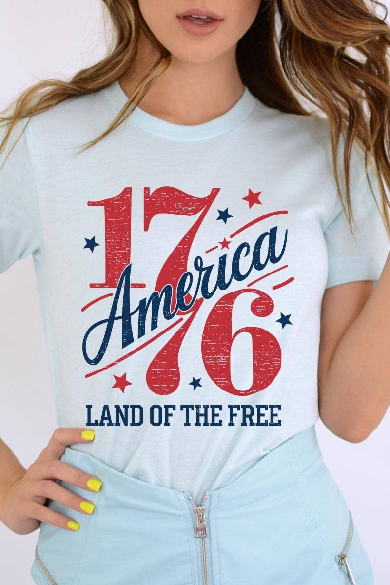 COLORBEAR - Wholesale T-Shirt (Graphic) - Women's - America 1776 Graphic Plus Tee6