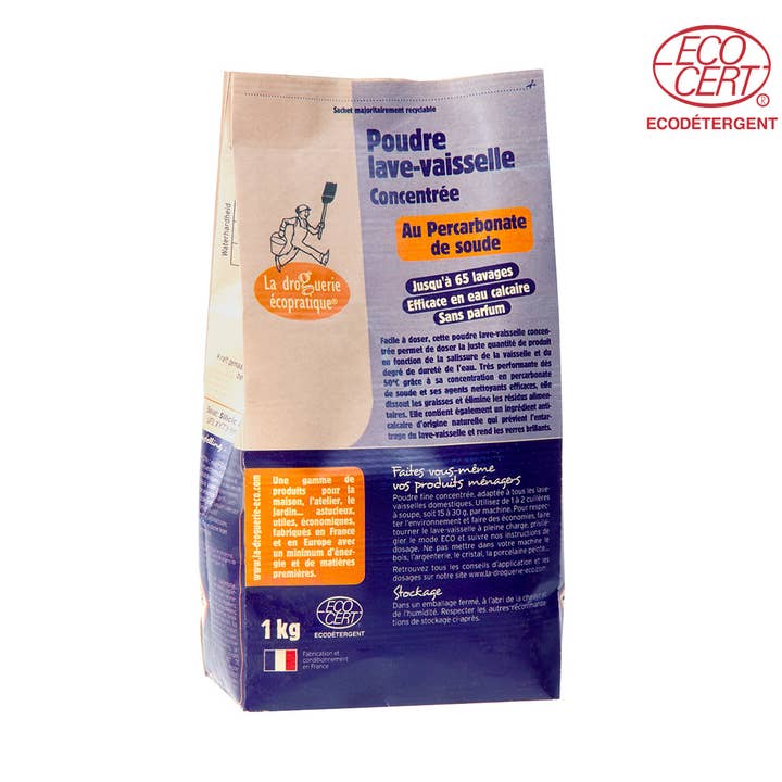 Polvo Lavavajillas Concentrado 1 Kg - La Droguerie para venta al por mayor de Ecodis - Grand Beau