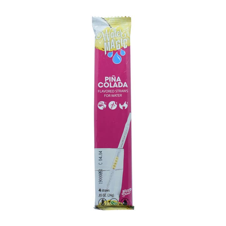 Magic Straws - Wholesale Drink Mix - Water Magic Pina Colada Water Flavoring Straws
