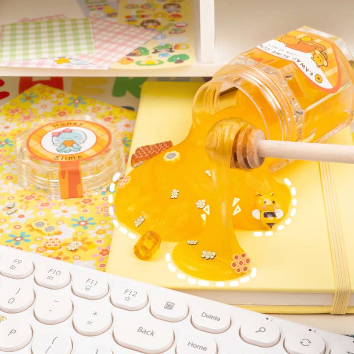 Kawaii Slime Company - Wholesale Putty/Slime - Kids - Homemade Honey Slime Jar (5pcs/case)