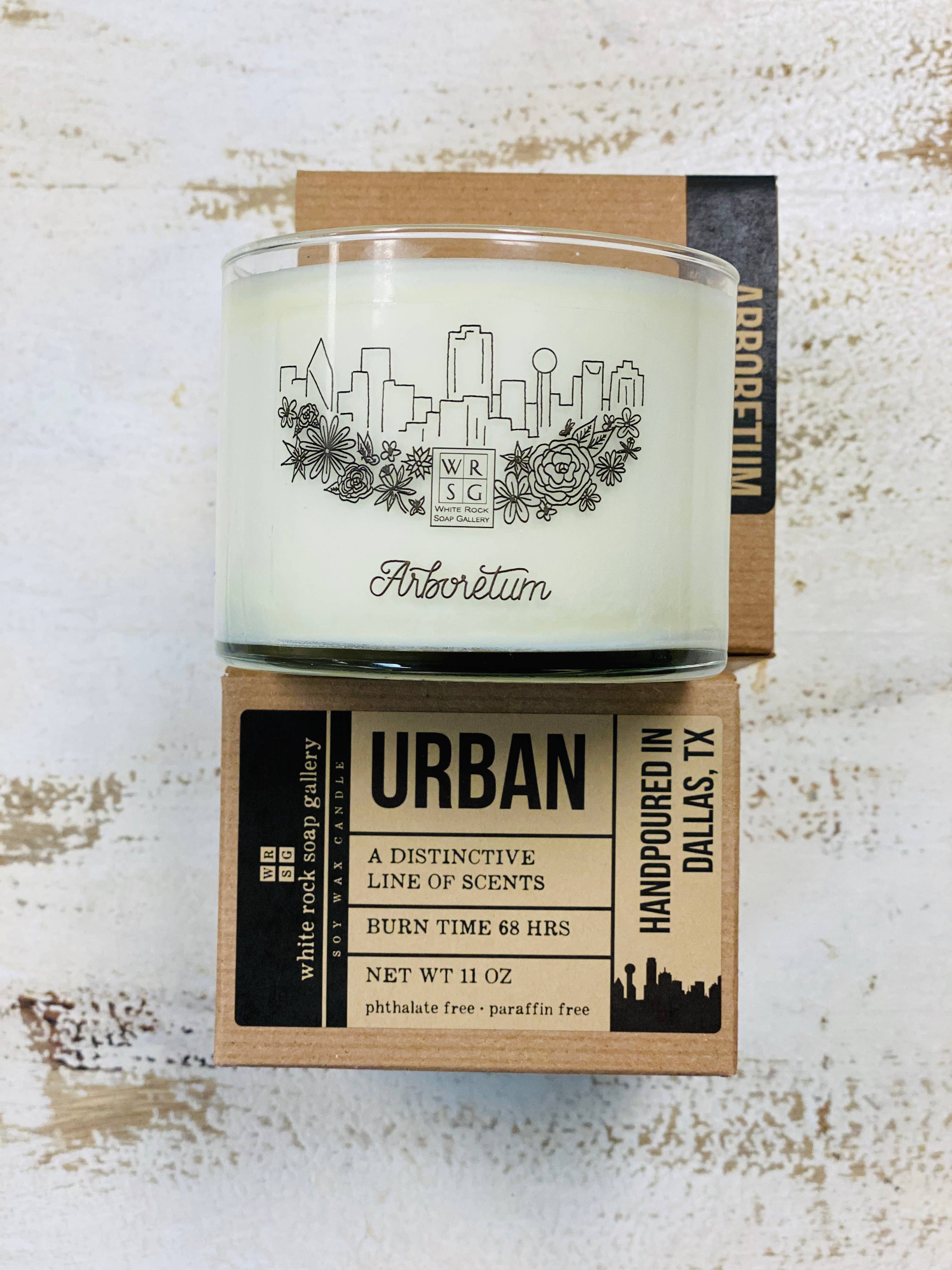 White Rock Soap Gallery - Wholesale Jar/Filled Candle - Soy Wax Candle Urban Collection0