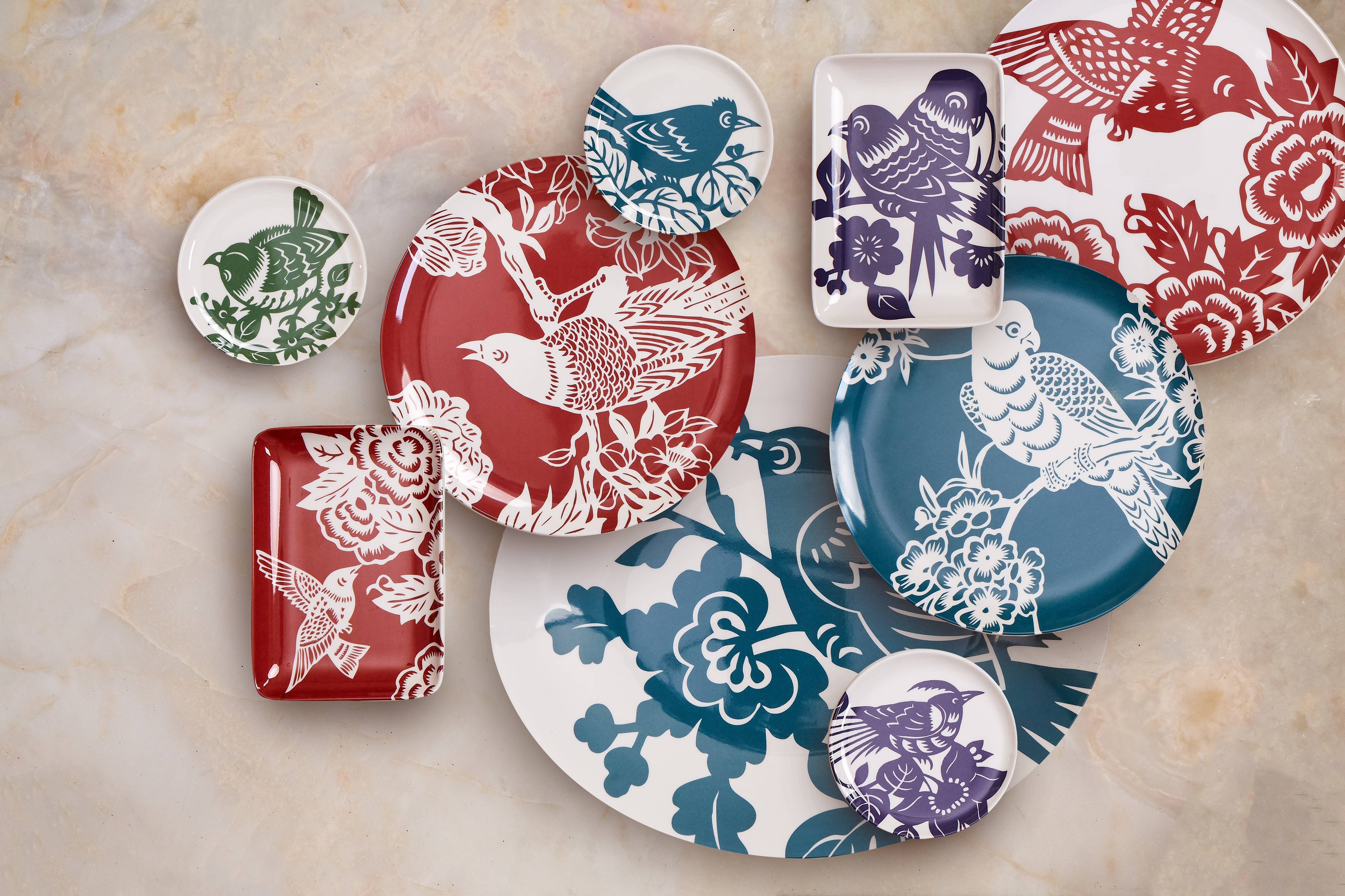 THOMASPAUL - Wholesale Coasters - AVIARY COASTERS SET/4 ASSORTED5