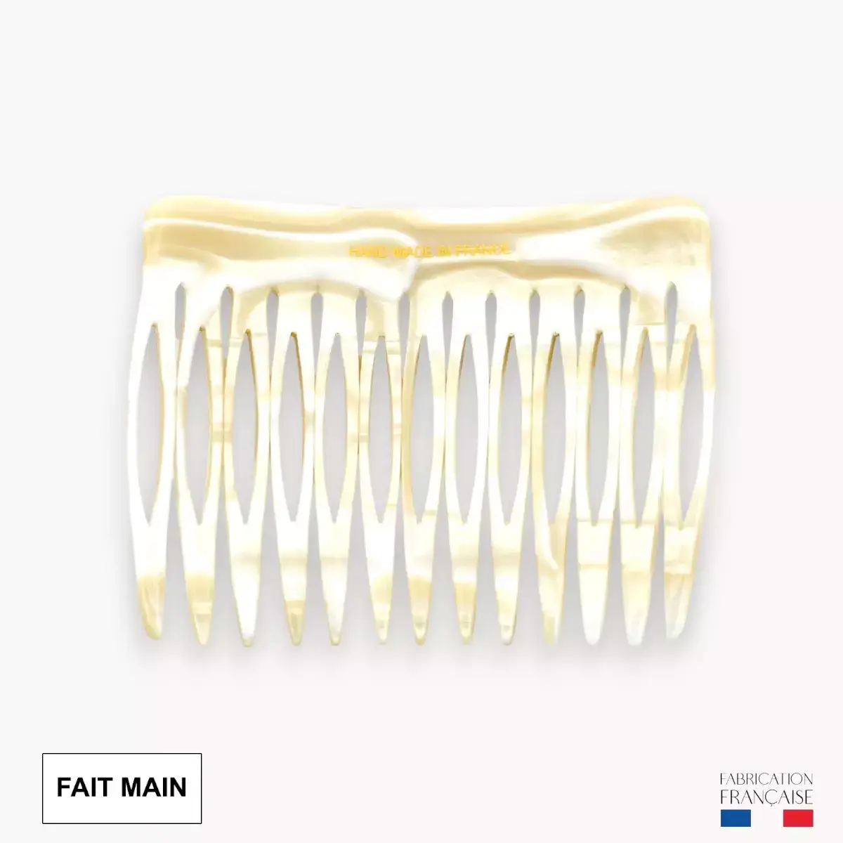 Pique et Pince - Wholesale Hair Accessories Set - Women's - 13-tooth hair comb - Alba1