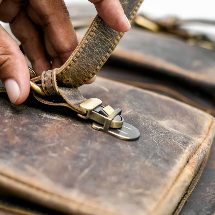 Classy Leather Bags - Wholesale Messenger bag – Men's - The Indiana Jones6