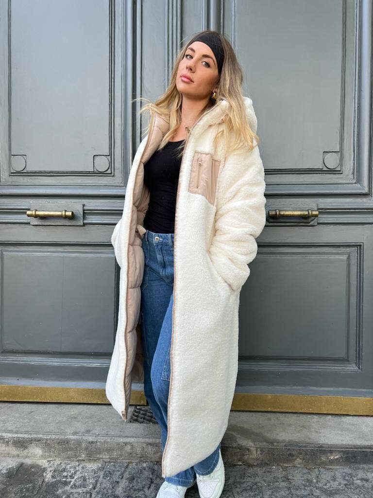 KZELL PARIS - Wholesale Puffer Jacket - Women's - REVERSIBLE LONG PUFFER JACKET15