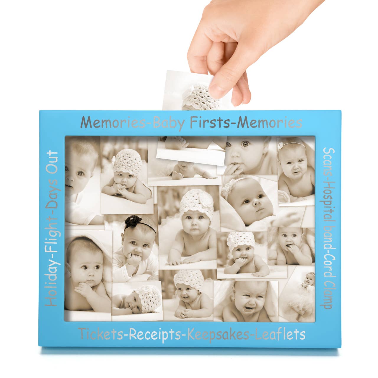 Wholesale Gifts Tomorrow – wholesale Picture frame – Keepsake & Memory Picture Display Frame New Baby Gift (Blue)1