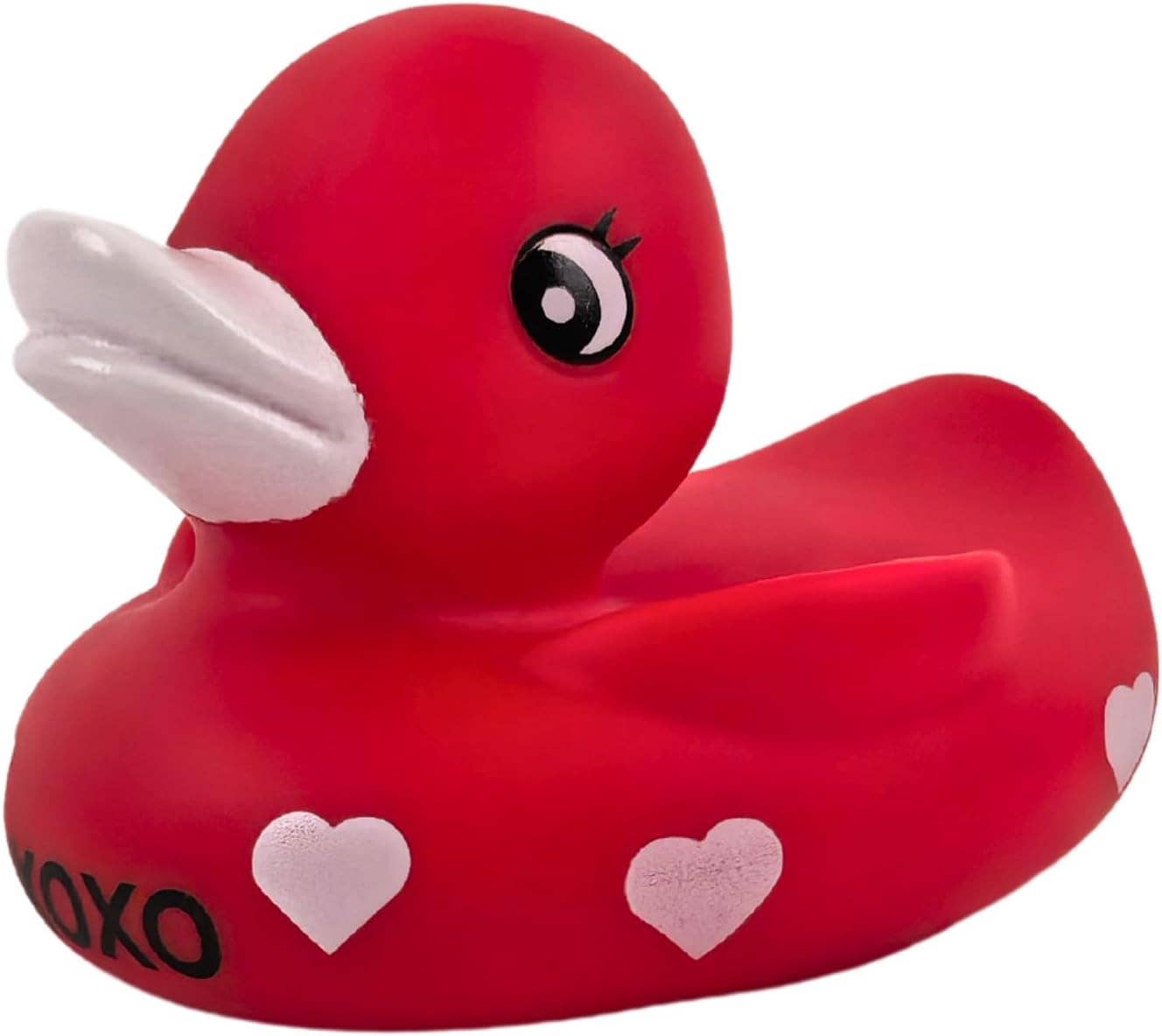 4E's Novelty - Vente Jouet pour le bain – bébé - Lot de 2 canards en caoutchouc de 3" pour la Saint-Valentin - Grand canard en caoutchouc rouge XOXO Sweetheart7