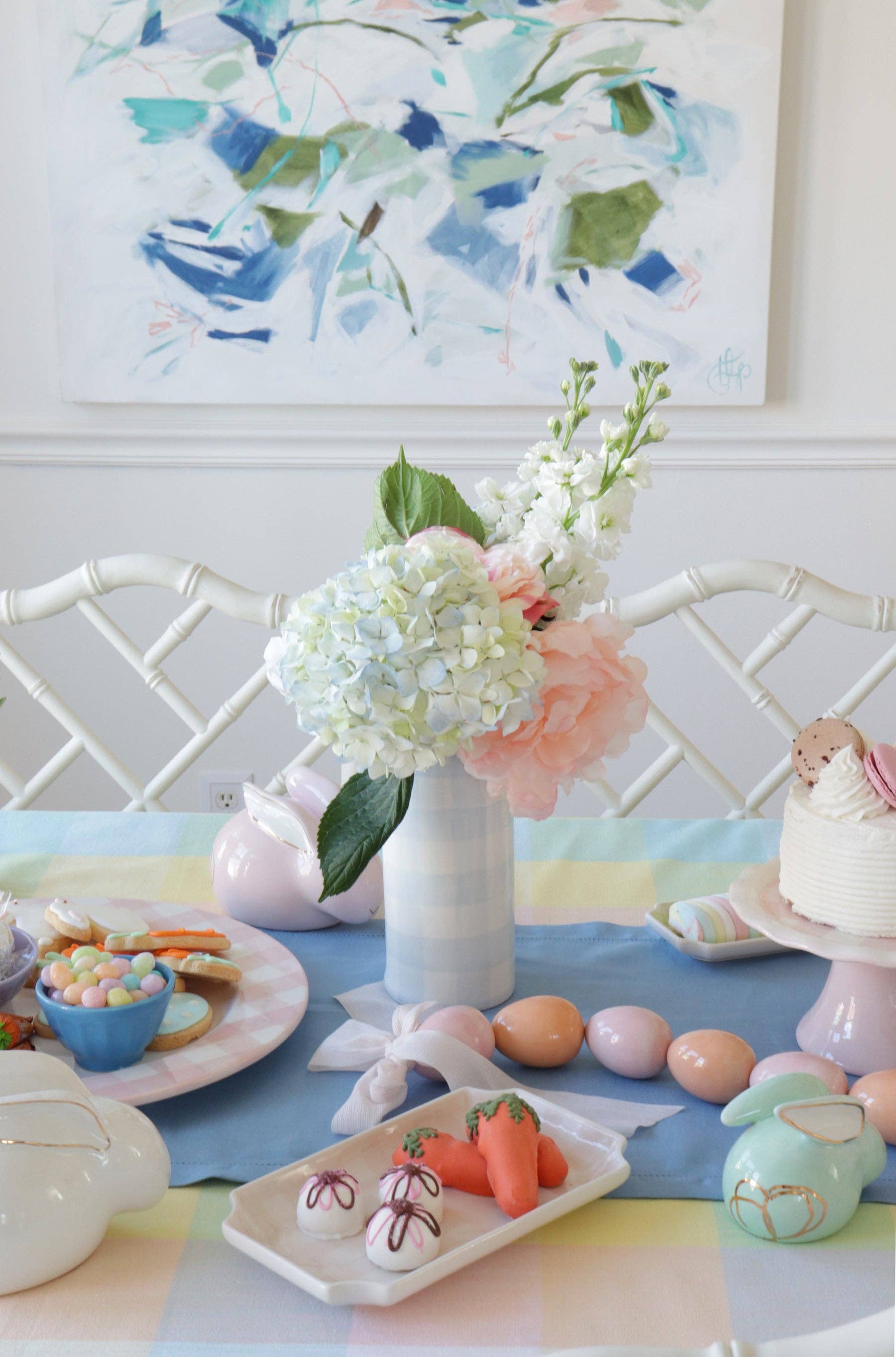 Lo Home | Ruby Clay – wholesale Vas – Gingham Kolumn Vas16